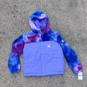 🍭HURLEY🍭 Hurley Sherpa Nylon Jacket Hurley Light Thistle XL 485028